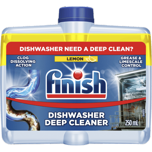 Finish Dishwasher Deep Cleaner, Lemon Scent, 250ml