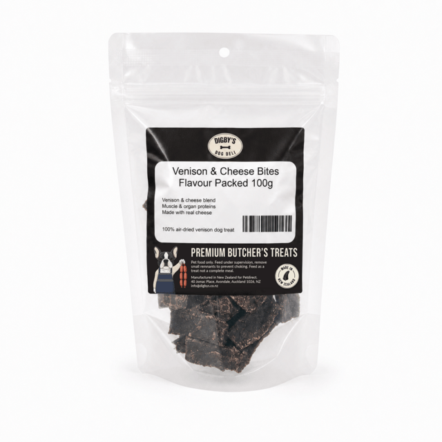 Digby's Dog Deli Flavour Packed Venison & Cheese Bites Dog Treats