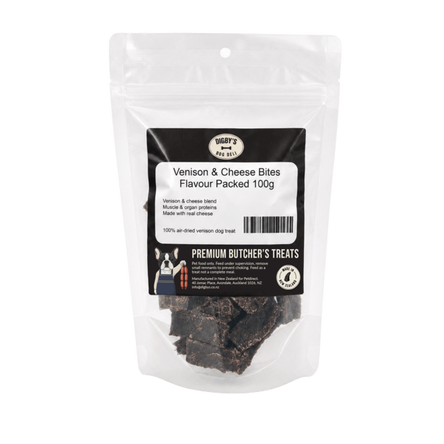 Digby's Dog Deli Flavour Packed Venison & Cheese Bites Dog Treats