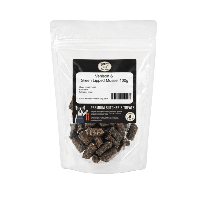 Digby's Dog Deli Venison & Green Lipped Mussel Dog Treats