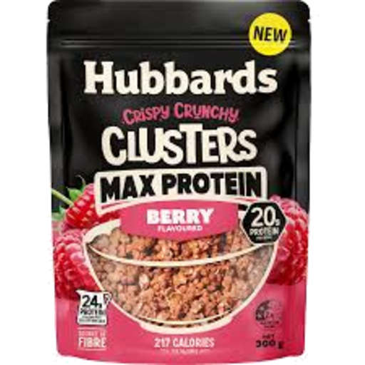Hubbards Crispy Crunchy Cereal Protein Berry 300g