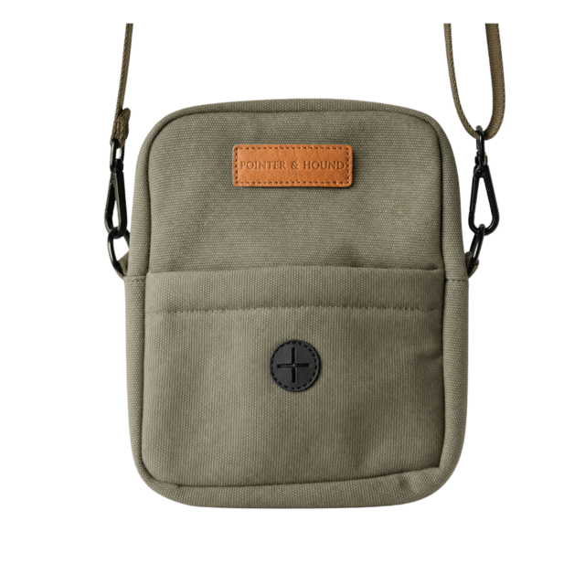 Pointer & Hound Walk Bag - Canvas Khaki Green