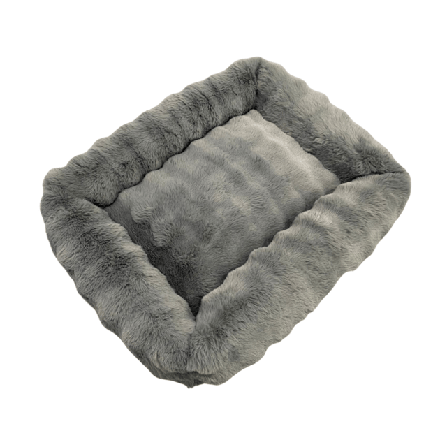 Coco & Cooper Luxe Haven Bolster Cat And Dog Bed - Medium