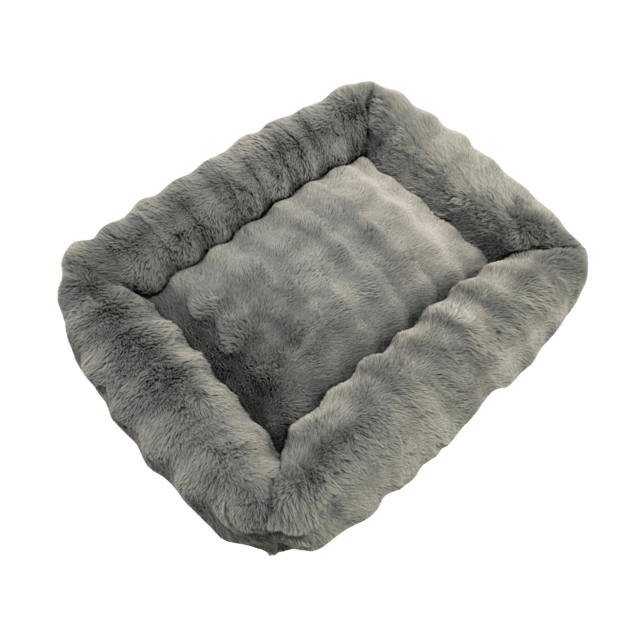 Coco & Cooper Luxe Haven Bolster Cat And Dog Bed - Medium