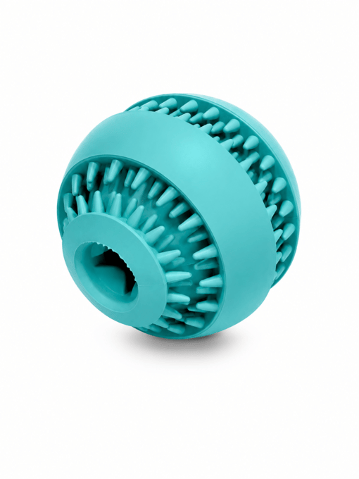Pup & Purr Interactive Treat Ball Dog Toy - Turquoise