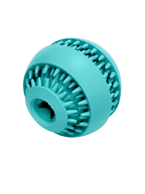 Pup & Purr Interactive Treat Ball Dog Toy - Turquoise