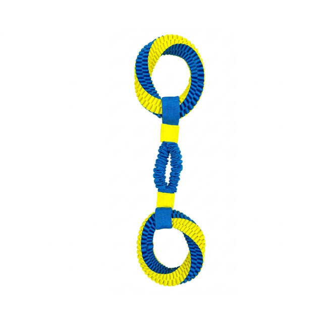 Pup & Purr Tug Flex Dual Ring Dog Rope Toy - Large