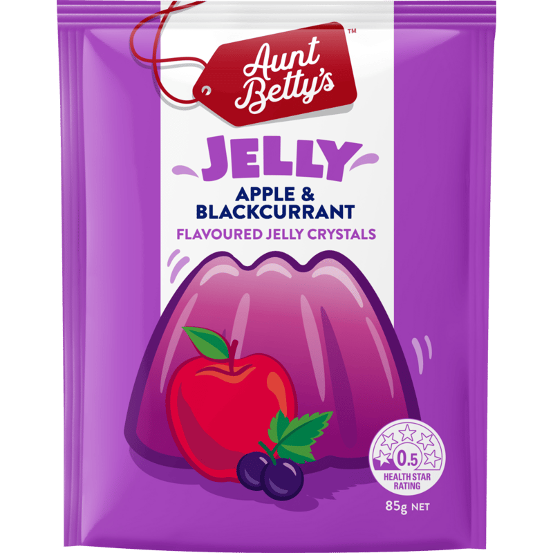 Apple & Blackcurrant Flavoured Jelly Crystals