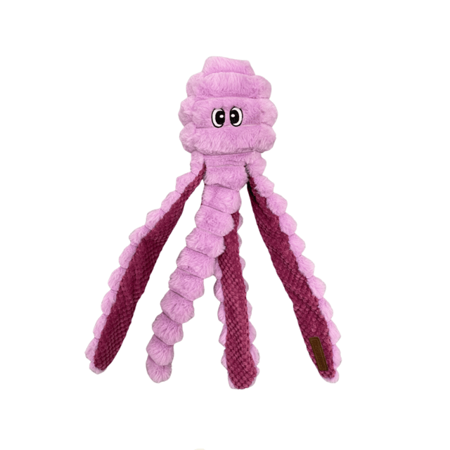 Coco & Cooper Ollie The Octopus Large Dog Plush Toy - Large
