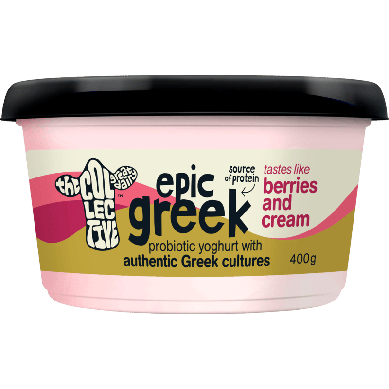 Epic Greek Berries & Cream Probiotic Yoghurt