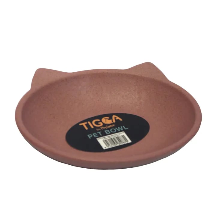 Tigga Cat Dish Bamboo Ears Pink 150ml