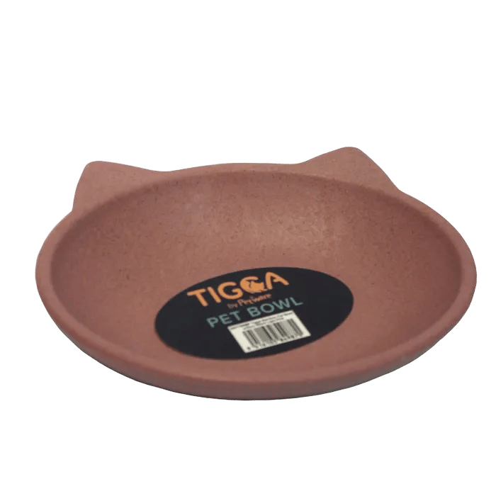 Tigga Cat Dish Bamboo Ears Pink 150ml