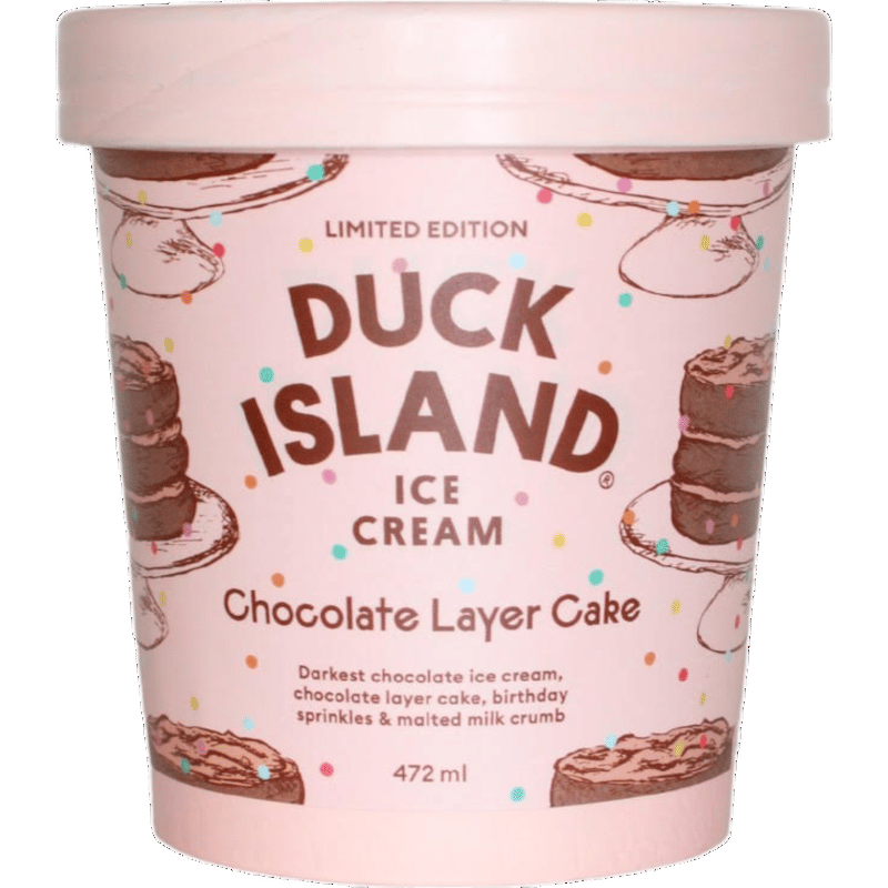 Island Chocolate Layer Cake Ice Cream