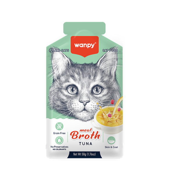 Wanpy Cat Meat Broth - Tuna