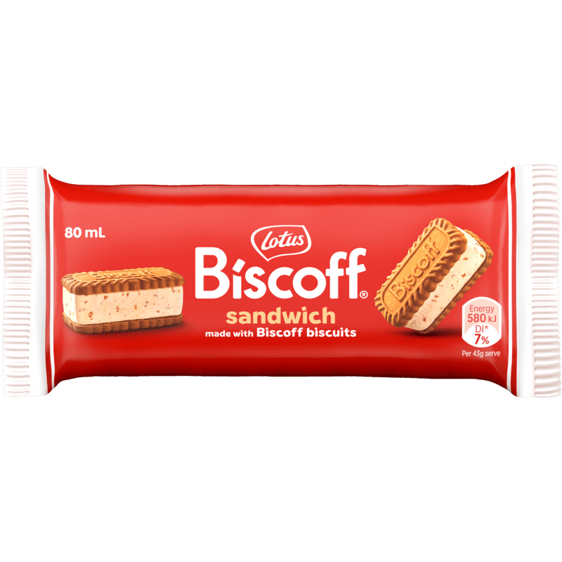 Biscoff Sandwich Biscuit Ice Cream