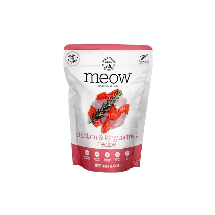 Meow Cat Treat Air Dried Chicken & Salmon 100g