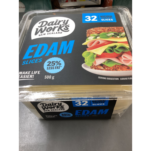 Dairyworks Edam Cheese Slices 500g