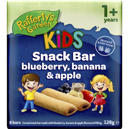 Rafferty's Garden Fruit Snack Bar, Blueberry, Banana & Apple 8 Pack