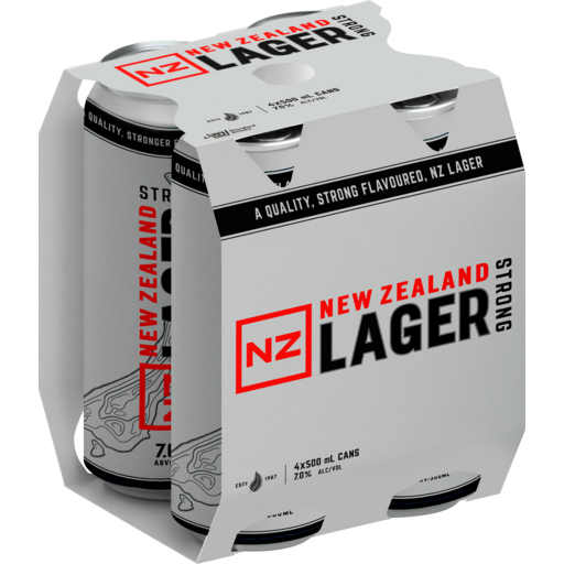 NZ Strong 500ml 4 Pack