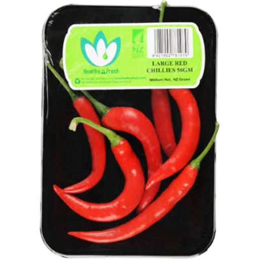 Chillies Red 50g Each H/F