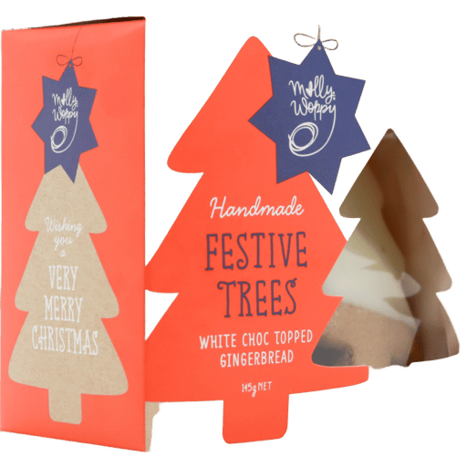 Molly Woppy Choc Top Christmas Gingerbread Tree 8 Pack