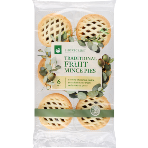 Ww Traditional Fruit Mince Pie 6pack