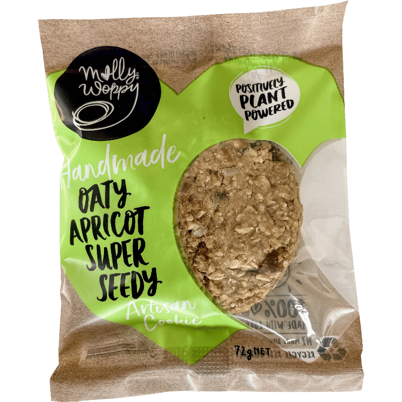 Plant Based Oaty Apricot Super Seed Cookies