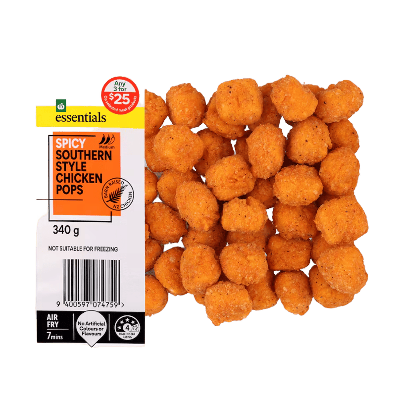 Woolworths Chicken Pops Spicy Southern Style
