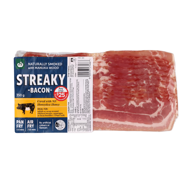 Woolworths Streaky Bacon