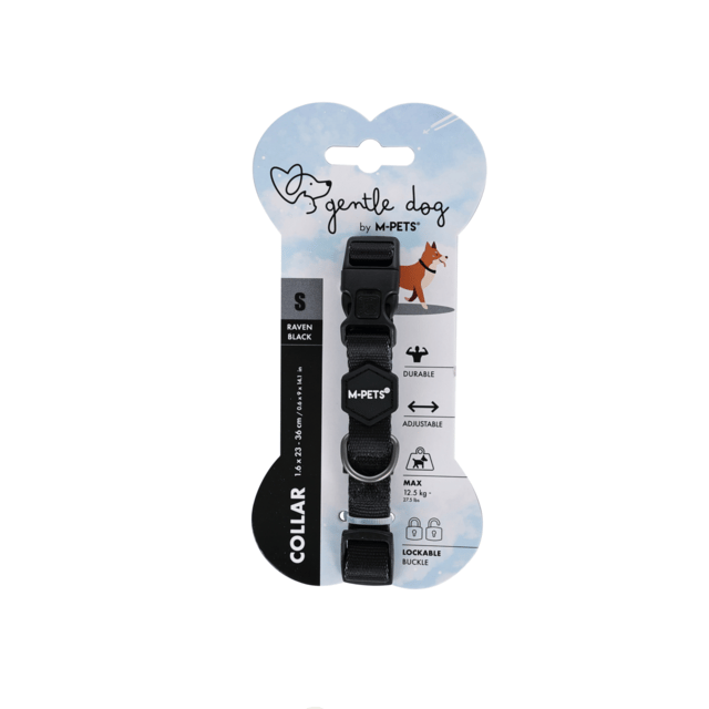 M-Pets Gentle Dog Collar - Small, Black