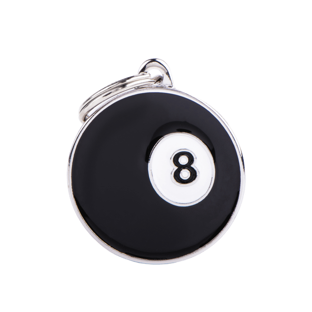 My Family Assorted Cat And Dog Charm Tags - Billiard , Large