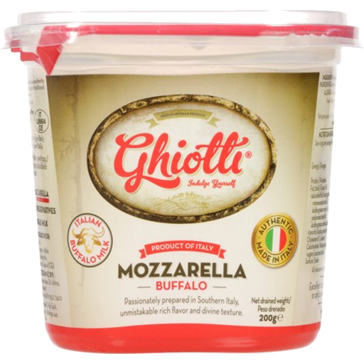 Ghiotti Semi Soft Cheese Buffalo Mozzarella 200g