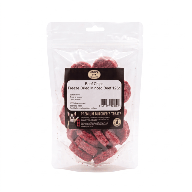Digby's Dog Deli Nutrient Rich Premium Beef Chips Dog Treats