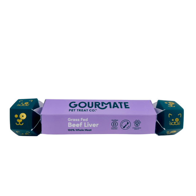 Gourmate PET Treat Co. Grass Fed Beef Liver Cracker Cat & Dog Treat