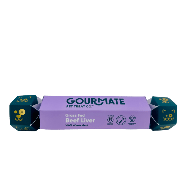 Gourmate PET Treat Co. Grass Fed Beef Liver Cracker Cat & Dog Treat