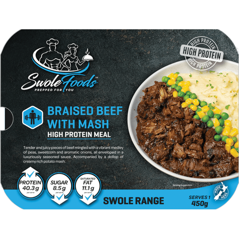 Braised Beef With Mash Ready Meal
