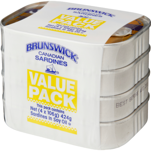 Brunswick Sardines 106g 4 Pack