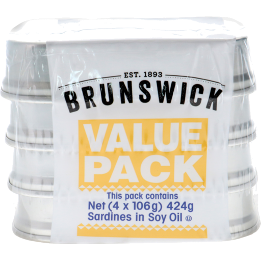 Brunswick Sardines 4 Pack