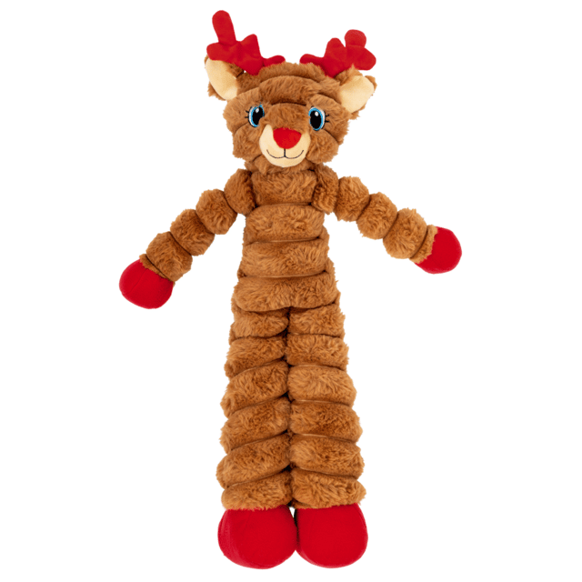 Kong Holiday Shakers Crumples Reindeer Dog Toy - Extra Large