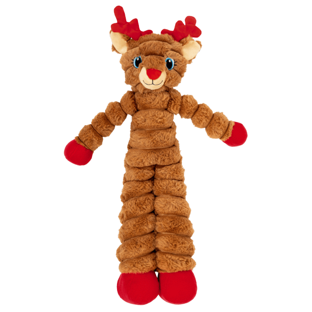 Kong Holiday Shakers Crumples Reindeer Dog Toy - Extra Large
