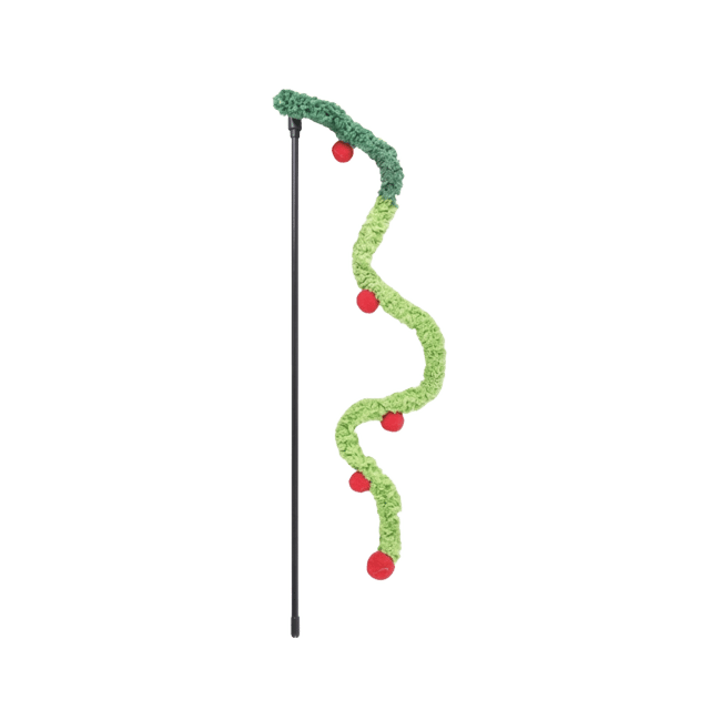 M-Pets Christmas Joy Interactive Cat Wand - Single