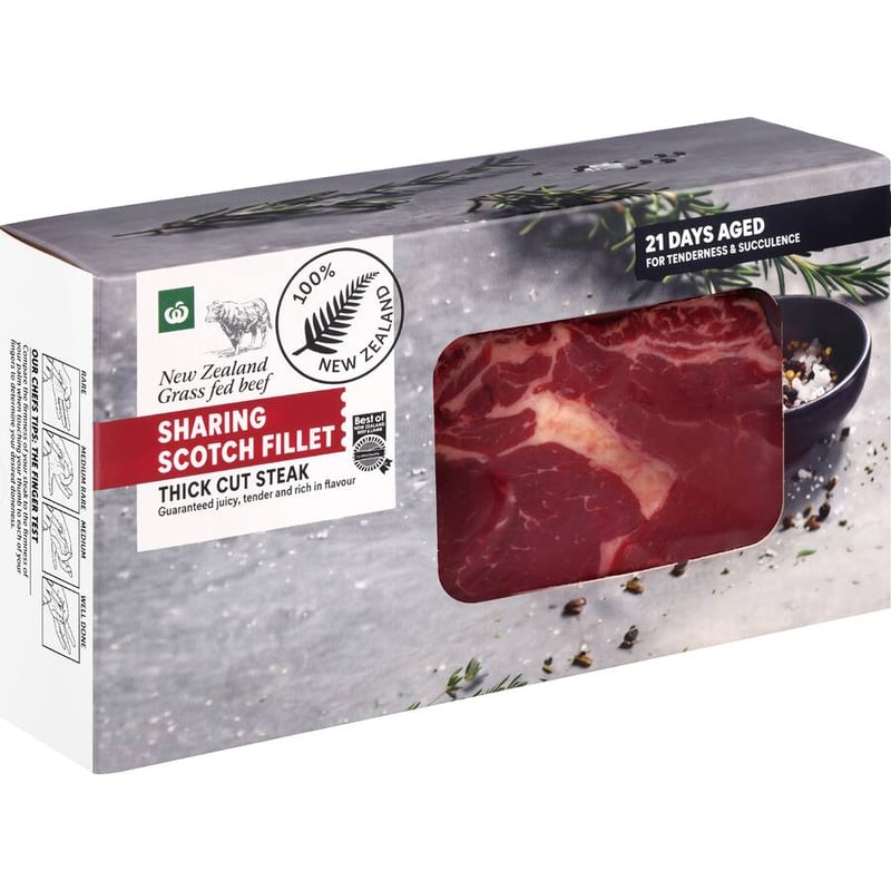 Woolworths NZ Beef Scotch Sharing Steak