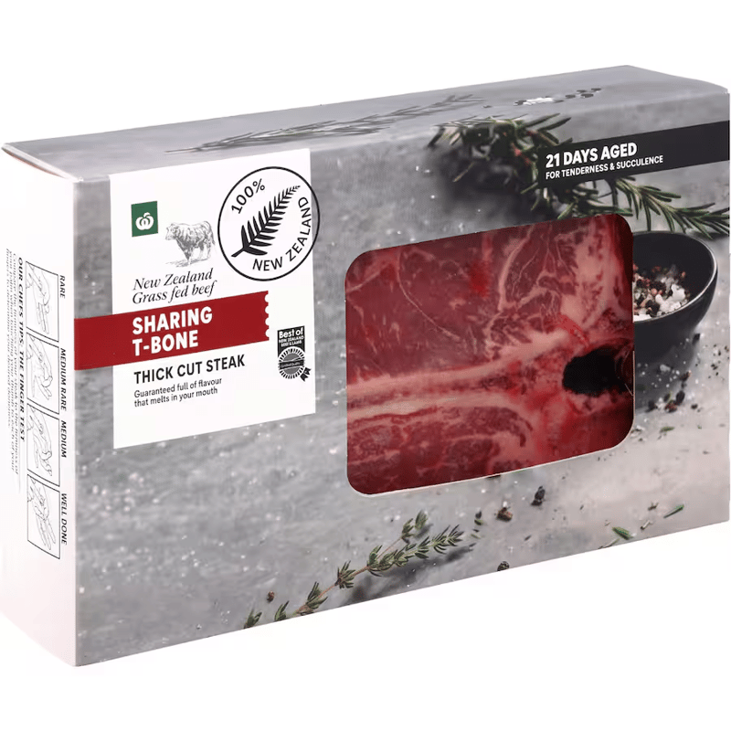 Woolworths NZ Beef T-Bone Sharing Steak