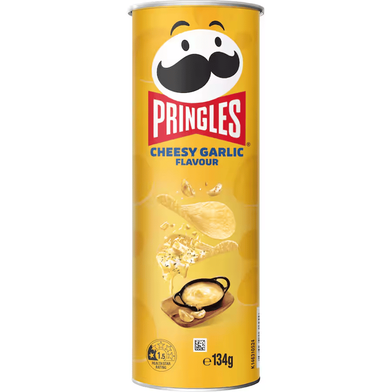 Pringles Chips Cheesy Garlic