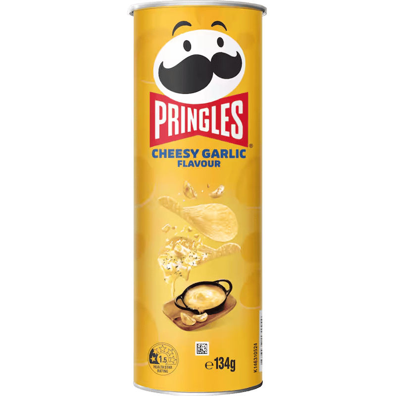Pringles Chips Cheesy Garlic