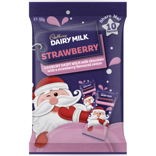 Cadbury Santa Share Shrawberry 155g