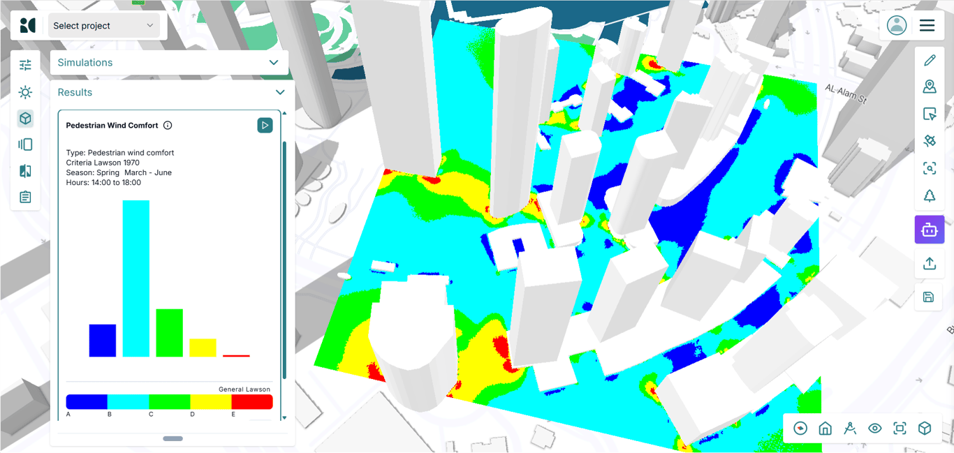 Getting started: Pedestrian Wind Comfort Simulation