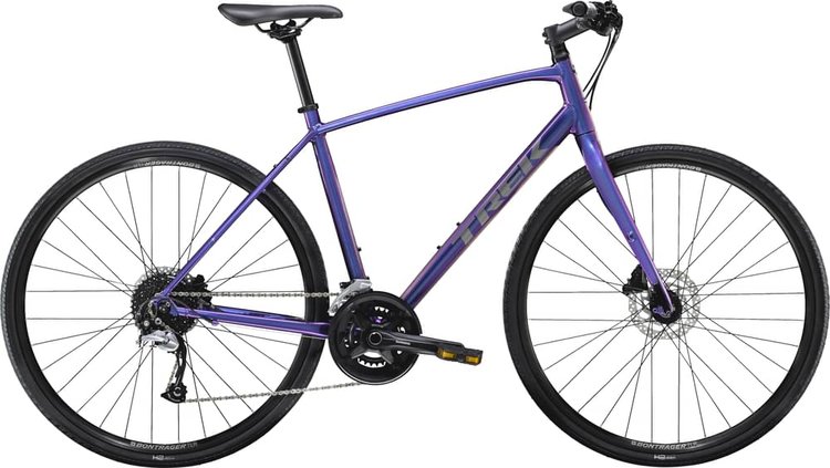 trek FX 3 Disc（2020〜2021） Trek 2021 FX 3 Disc Hybrid Bike Rage Red Mens Bike - Cycles UK Ltd