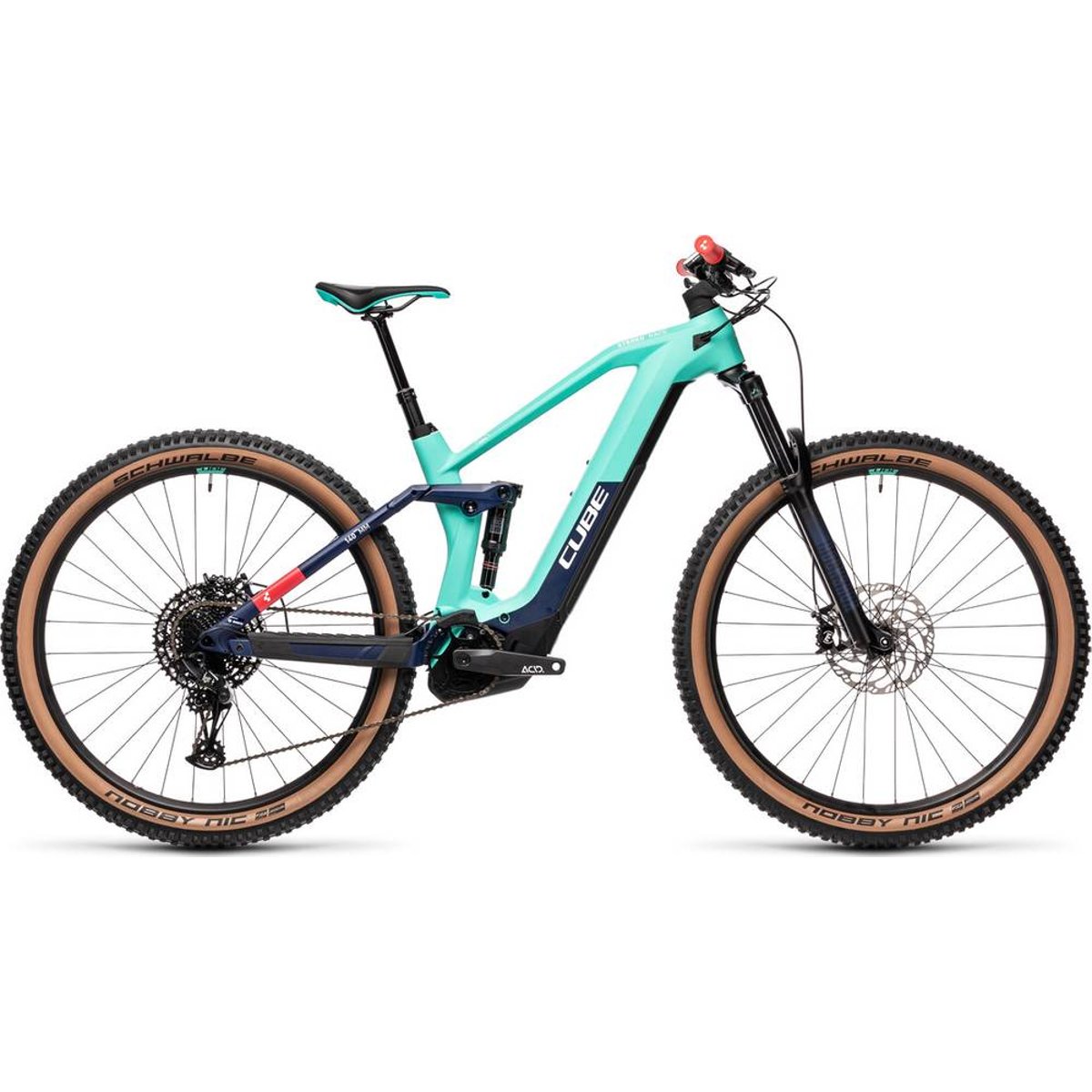 mountainbike e bike herren cube Stereo Hybrid 120 Race 750 – ReloopBikes Color:Black with front suspension fork Category:E Bikes MTB Cross_Schwalbe Big Betty  Super Trail  Addix Soft  Kevlar  2.4 Ordnung in der Tupperschublade