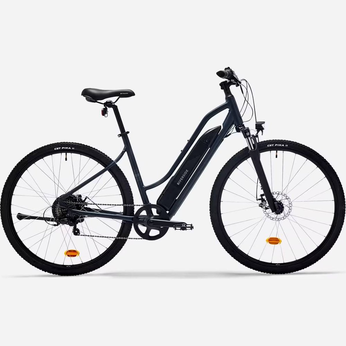 fahrradtasche englisch Schwarze Transporttasche für deine Fahrrad Category:E Bike_XLC MTB Dia. 31.8 mm  Rise: 15 mm 780mm Color:Azure Gray Metallic Tri-Coat Canyon NEURON:ON AL 8